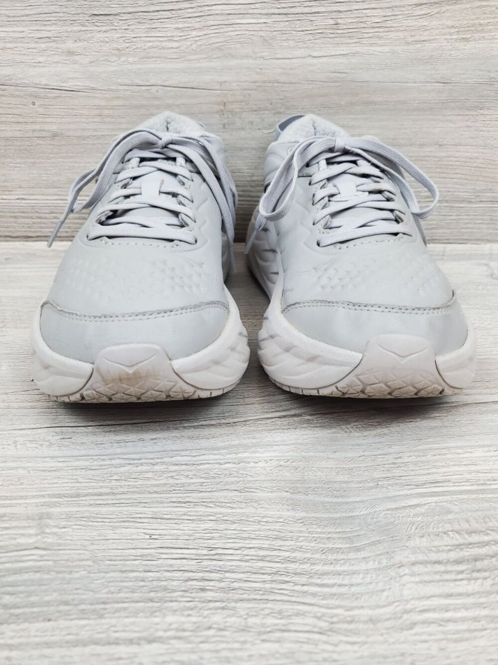 Hoka One One women's Bondi Slip-Resistant sneaker in Harbor Mist/Lunar Rock - Picture 5 of 11